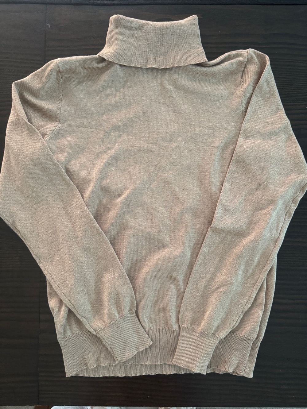 Oatmeal Turtleneck Sweater